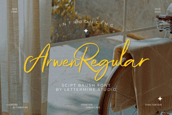 Arwen: The Brush Script Font Blending Strength and Elegance