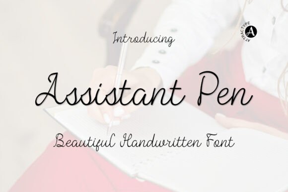 Assistant Pen: The Natural Handwritten Font for Authentic Design
