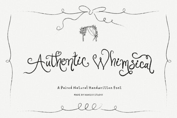 Authentic Whimsical: A Curly Font for Elegant Branding