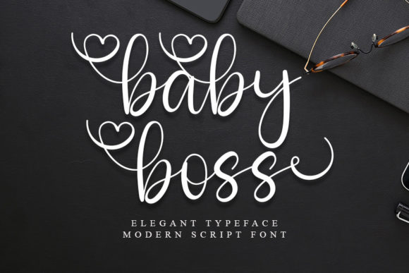 Baby Boss Font: The Elegant Script for Sophisticated Design