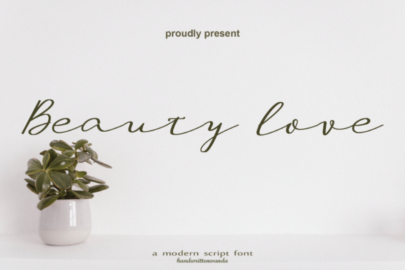 Beauty Love: Elevating Your Design with a Fashionable Script
