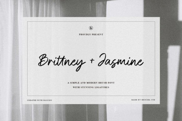Brittney and Jasmine: A Brush Script with Personality