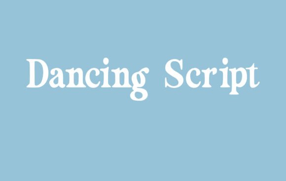 Dancing Script: A Font That Feels Like a Personal Touch