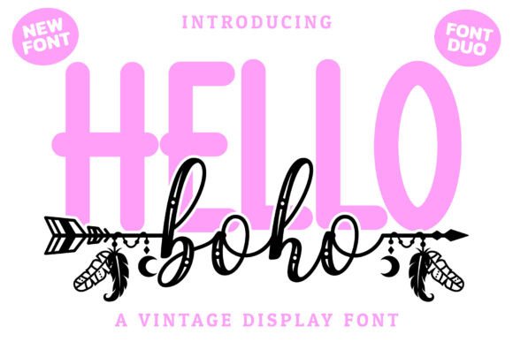 Embracing Creative Freedom with the Hello Boho Typeface