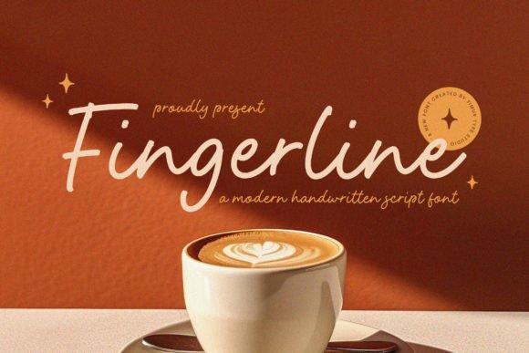 Fingerline: A Modern Handwritten Script Font for Creative Projects