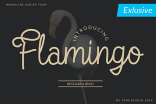 Flamingo Font: A Monoline Script with Retro Soul
