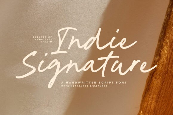 Indie Signature: The Handwritten Font with Real Character