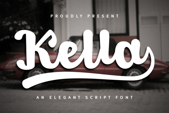 Kella: The Bold Script Font for a Powerful Brand Voice