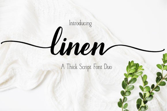 Linen: A Hand-Made Script Font for Bold, Visible Design