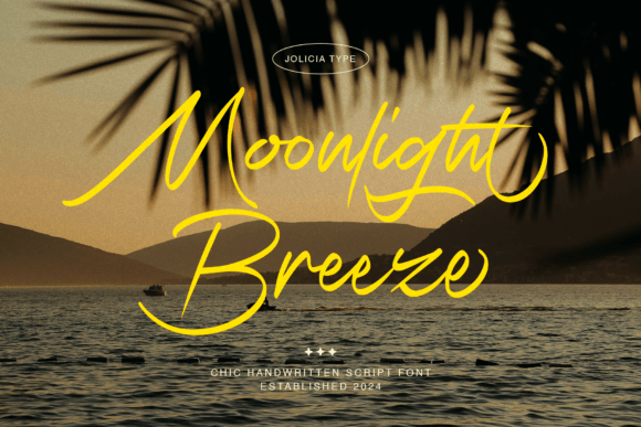 Moonlight Breeze: A Graceful Handwritten Script Font