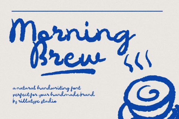 Morning Brew: The Cozy Handwritten Font for Authentic Design