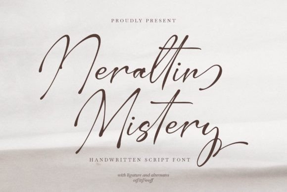 Neraltin Mistery: Crafting Charm with a Handwritten Script