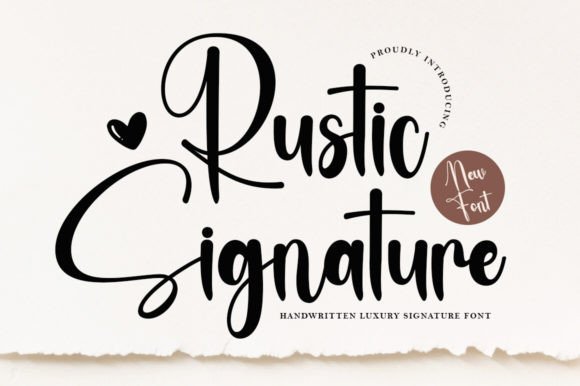 Rustic Signature: A Script Font for Authentic Projects
