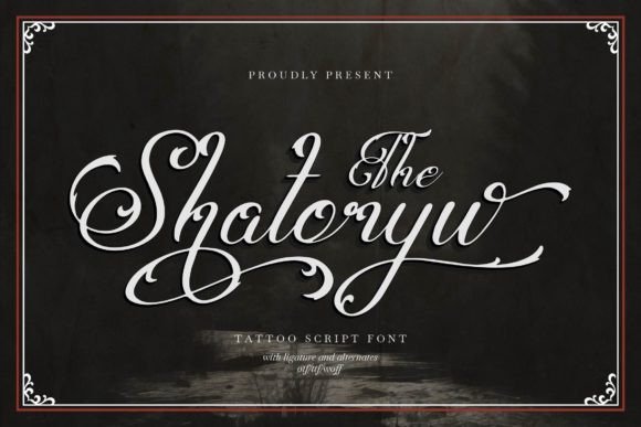 Shatoryu: The Art of Elegant Tattoo Script for Modern Brands