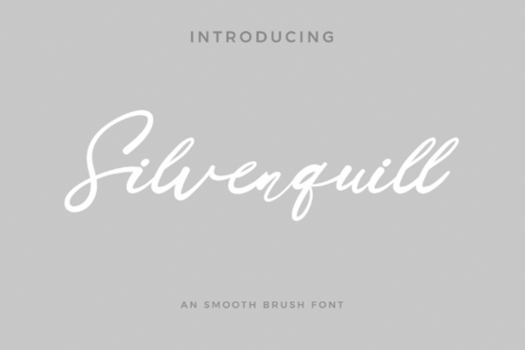 Silverquill: A Typeface That Whispers Luxury