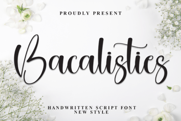 Unlocking Artistic Flow: The Bacalisties Script Typeface