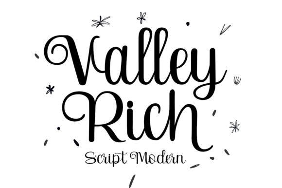 Valley Rich: A Modern Script for Refined Design