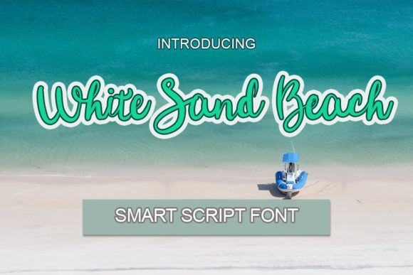 White Sand Beach: A Script Font for Refined Branding